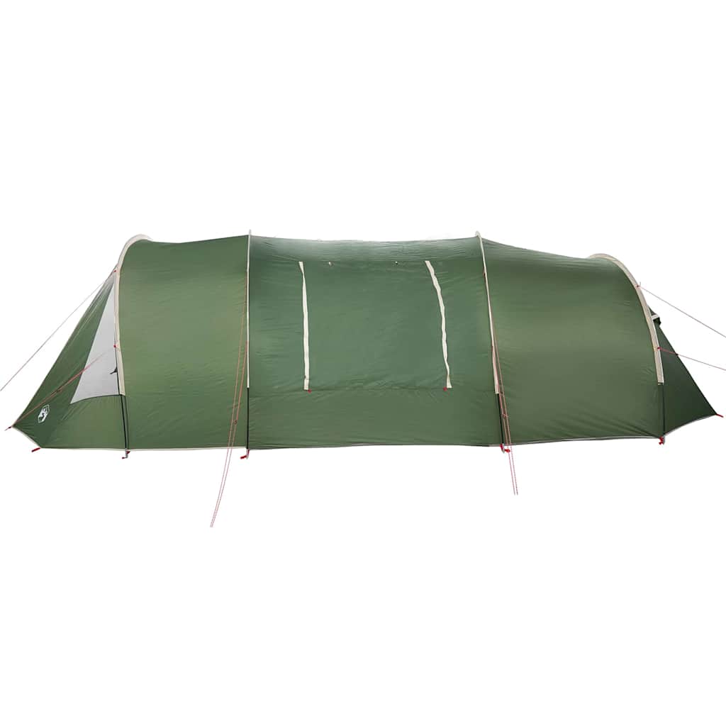 Tunnel Tent 5-Person met dak Groen en Wit 805 x 405 x 211 cm