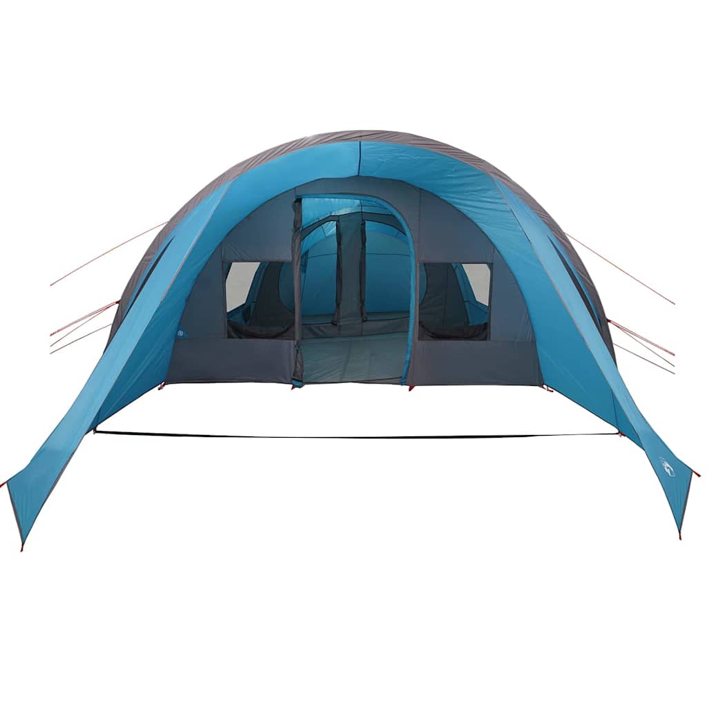 Tunnel Tent 5-Person met dak Blauw en Grijs 805 x 405 x 211 cm