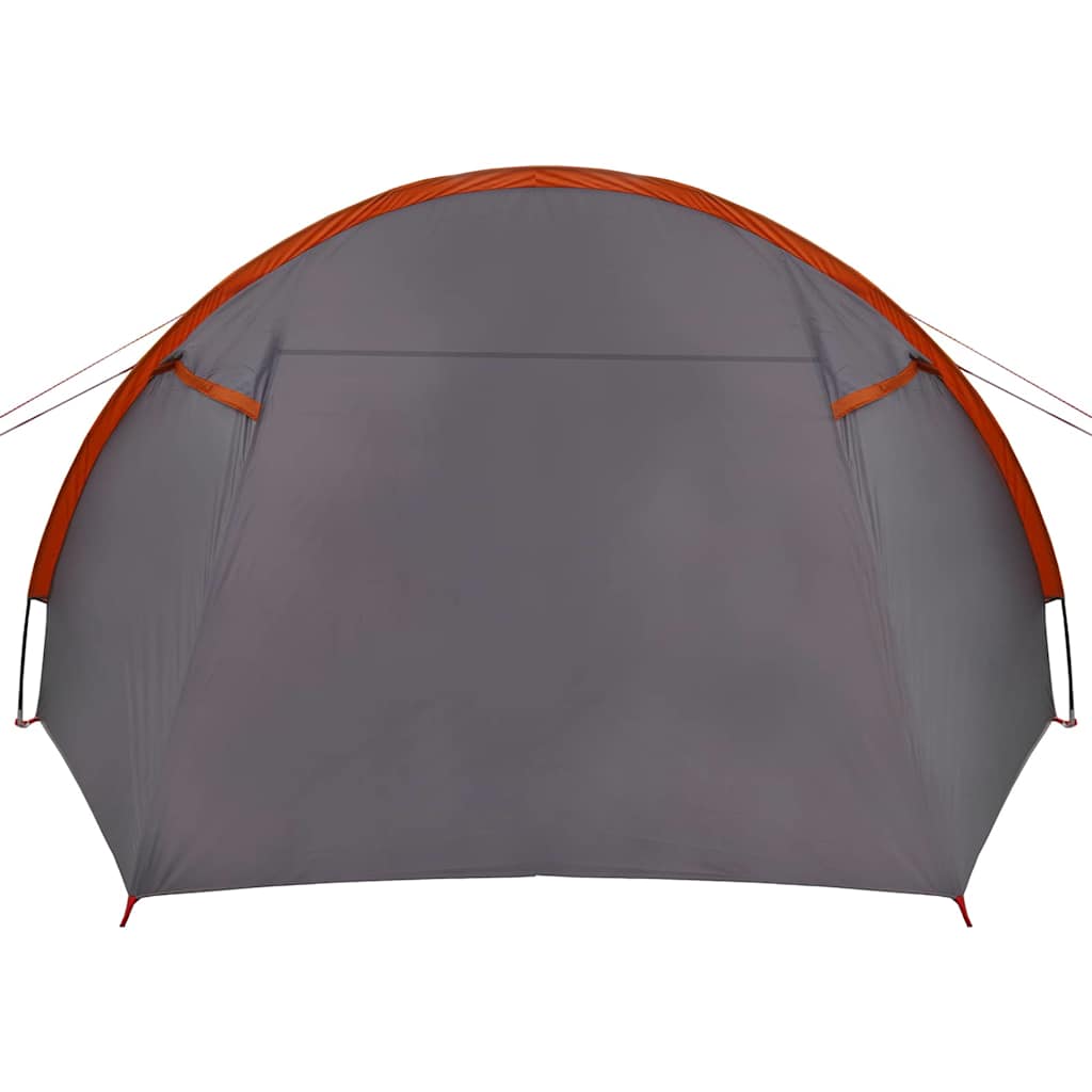 Tunnel Tent 5-Person met dak Grijs en Oranje 805 x 405 x 211 cm