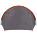 Tunnel Tent 5-Person met dak Grijs en Oranje 805 x 405 x 211 cm