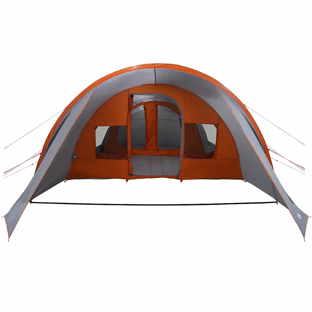 Tunnel Tent 5-Person met dak Grijs en Oranje 805 x 405 x 211 cm