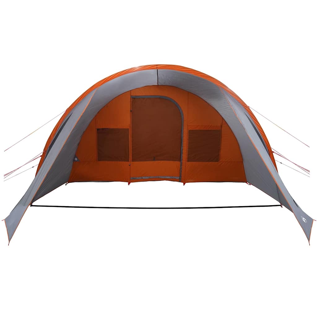 Tunnel Tent 5-Person met dak Grijs en Oranje 805 x 405 x 211 cm