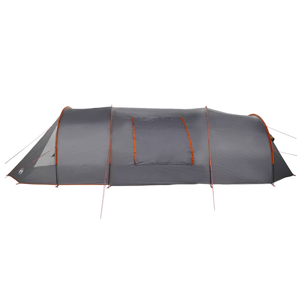 Tunnel Tent 5-Person met dak Grijs en Oranje 805 x 405 x 211 cm