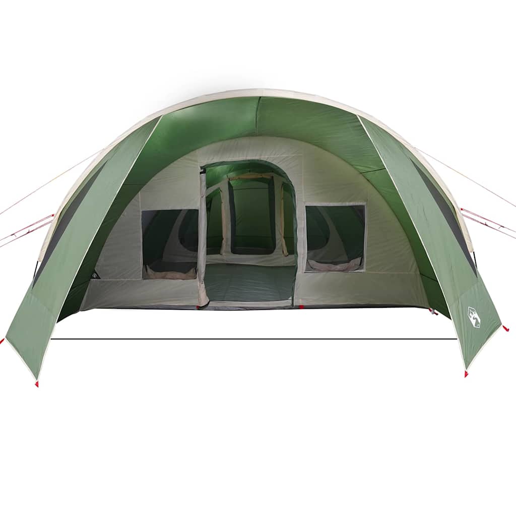 Tunnel Tent voor 6 Personen Groen en Wit 890 x 470 x 220 cm