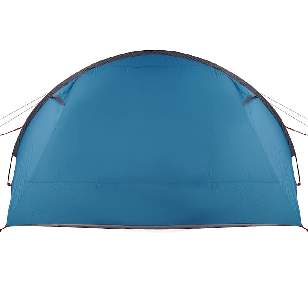 Tunnel Tent 6-Persoon met dak Blauw en Grijs 890 x 470 x 220 cm