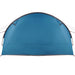 Tunnel Tent 6-Persoon met dak Blauw en Grijs 890 x 470 x 220 cm