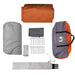 Tunnel Tent 6-Persoon Grijs en Oranje 890 x 470 x 220 cm