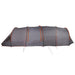 Tunnel Tent 6-Persoon Grijs en Oranje 890 x 470 x 220 cm
