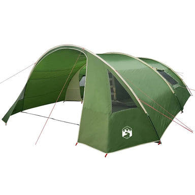 Tunnel Tent 6-Persoon met dak Groen en Wit 700 x 590 x 215 cm