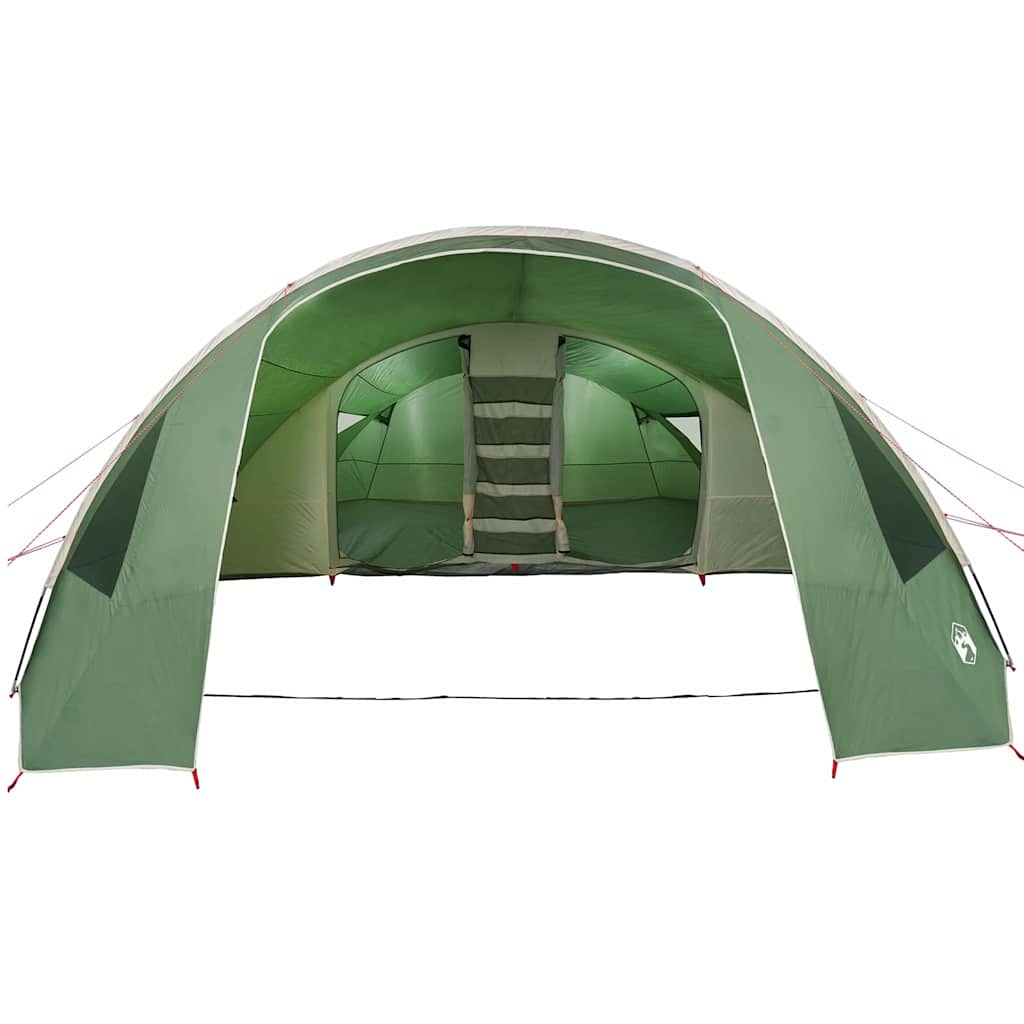 Tunnel Tent 6-Persoon met dak Groen en Wit 700 x 590 x 215 cm