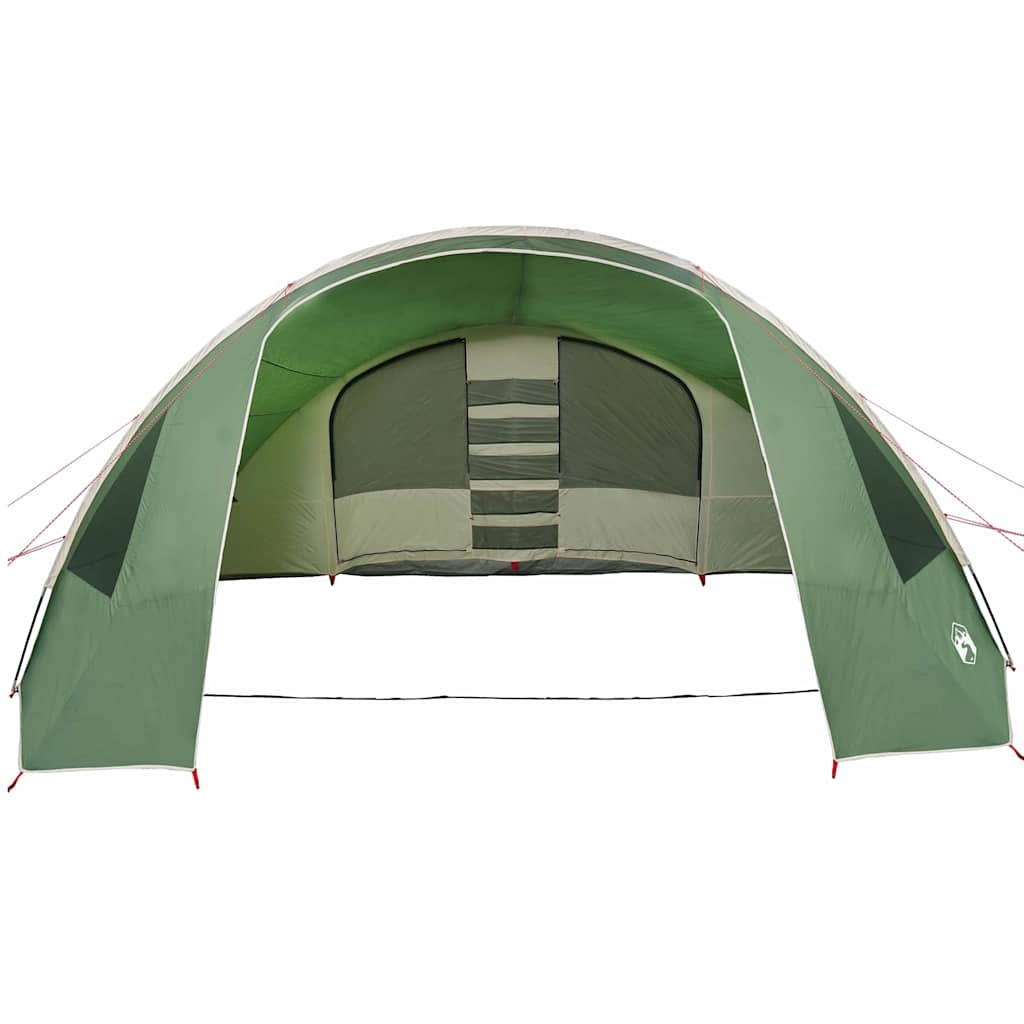 Tunnel Tent 6-Persoon met dak Groen en Wit 700 x 590 x 215 cm