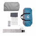 Tunnel Tent 6-Persoon met dak Blauw en Grijs 700 x 590 x 215 cm