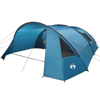 Tunnel Tent 6-Persoon met dak Blauw en Grijs 700 x 590 x 215 cm
