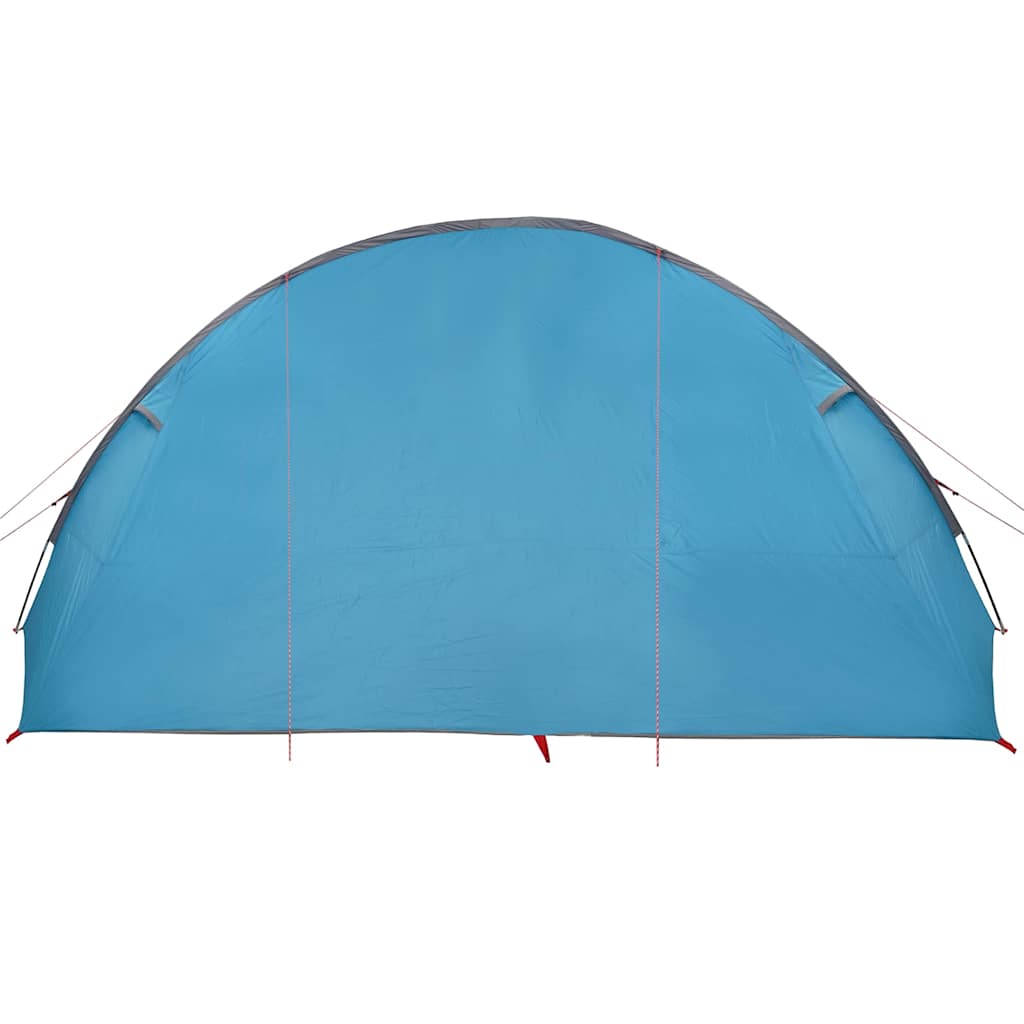 Tunnel Tent 6-Persoon met dak Blauw en Grijs 700 x 590 x 215 cm