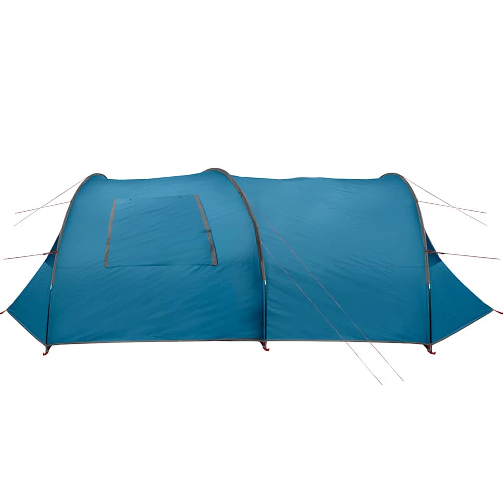 Tunnel Tent 6-Persoon met dak Blauw en Grijs 700 x 590 x 215 cm