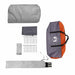 Tunnel Tent 6-Persoon Grijs en Oranje 700 x 590 x 215 cm
