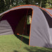 Tunnel Tent 6-Persoon Grijs en Oranje 700 x 590 x 215 cm