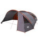 Tunnel Tent 6-Persoon Grijs en Oranje 700 x 590 x 215 cm