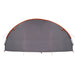 Tunnel Tent 6-Persoon Grijs en Oranje 700 x 590 x 215 cm
