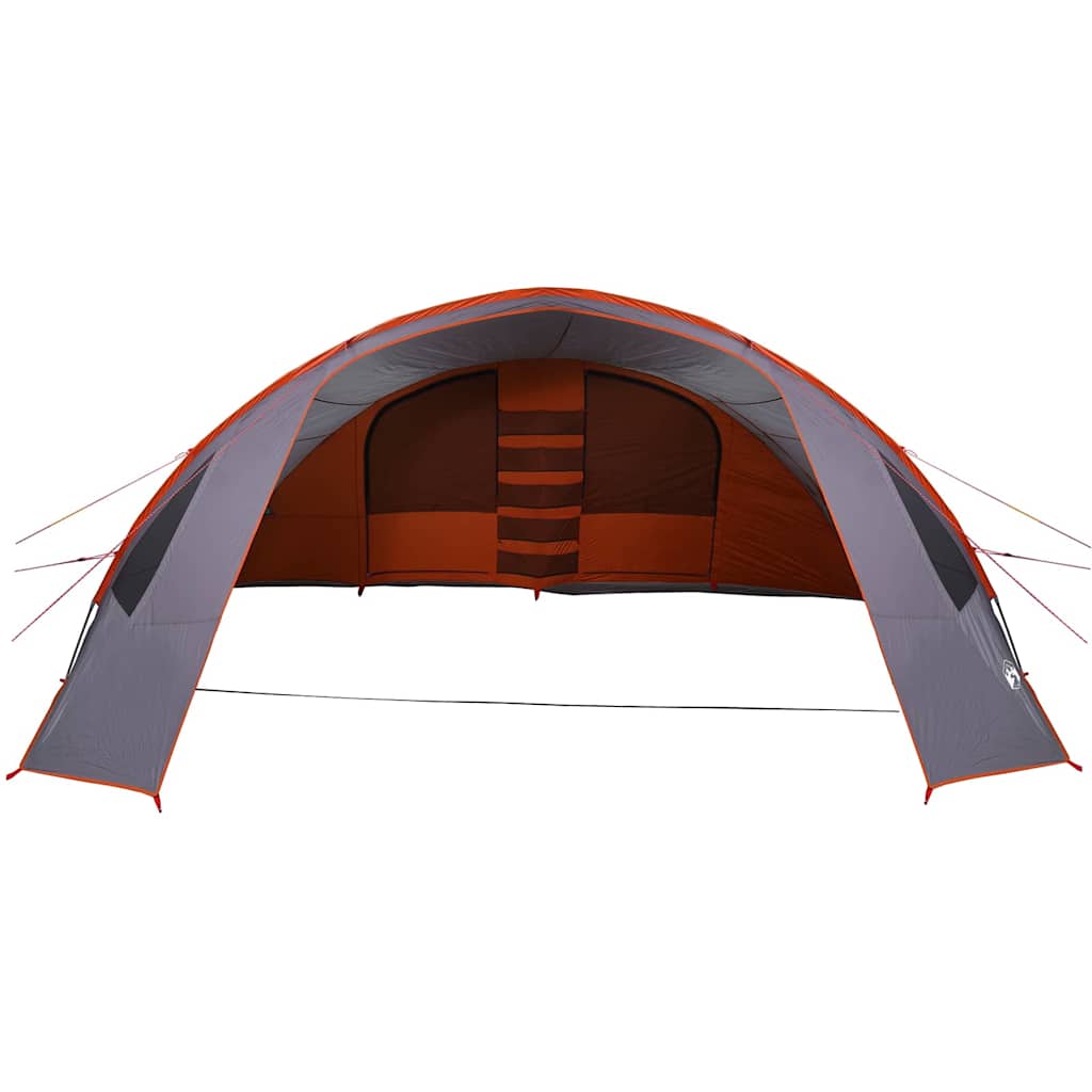 Tunnel Tent 6-Persoon Grijs en Oranje 700 x 590 x 215 cm