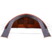 Tunnel Tent 6-Persoon Grijs en Oranje 700 x 590 x 215 cm