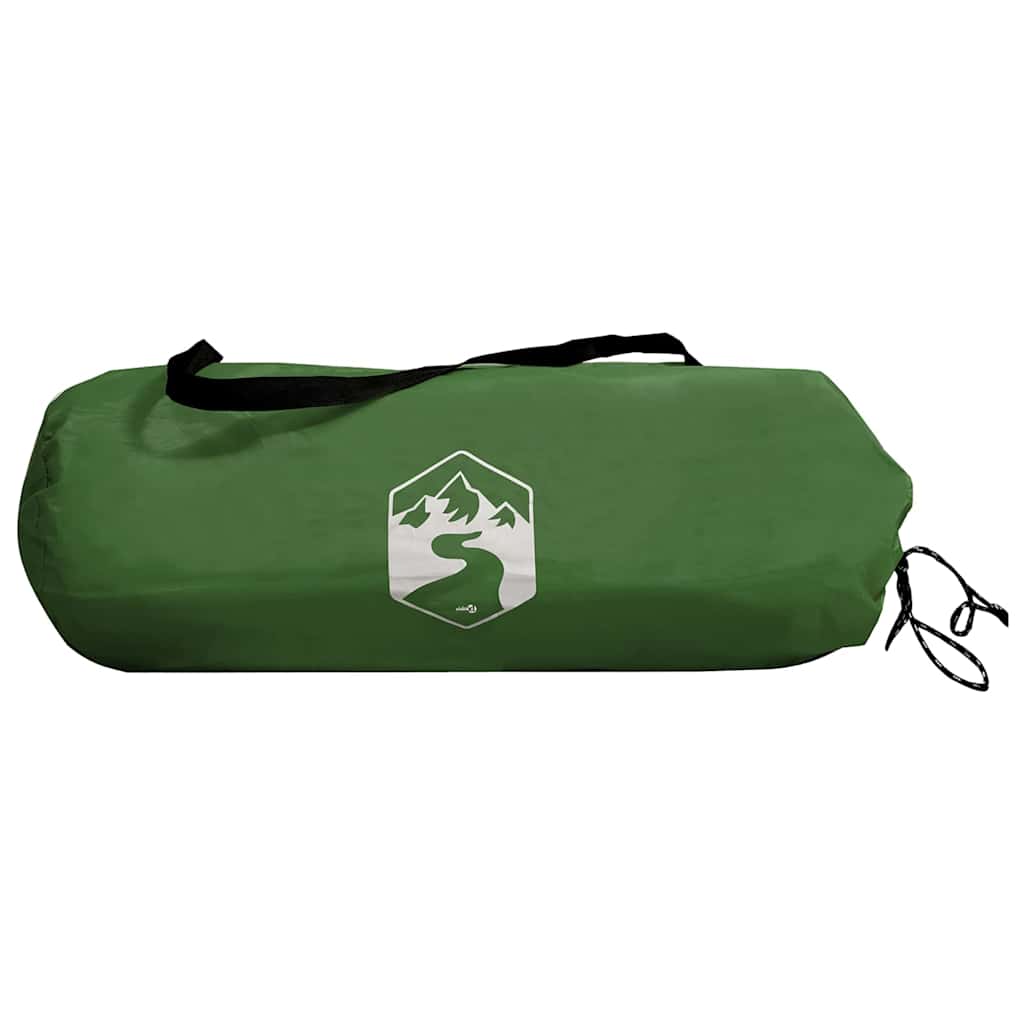 Tunnel Tent 3-Person met dak Groen en Wit 328 x 228 x 115 cm