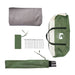 Tunnel Tent 3-Person met dak Groen en Wit 328 x 228 x 115 cm