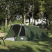 Tunnel Tent 3-Person met dak Groen en Wit 328 x 228 x 115 cm