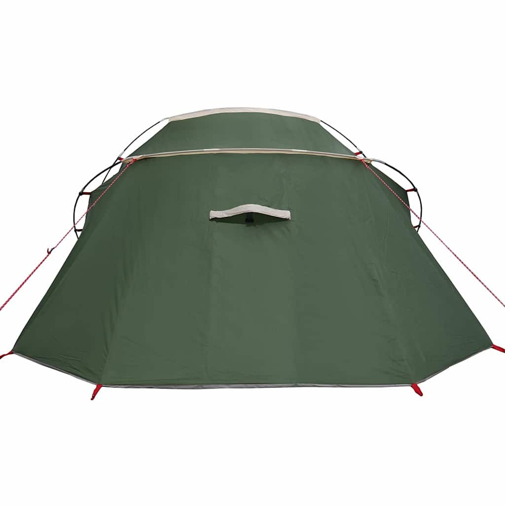 Tunnel Tent 3-Person met dak Groen en Wit 328 x 228 x 115 cm