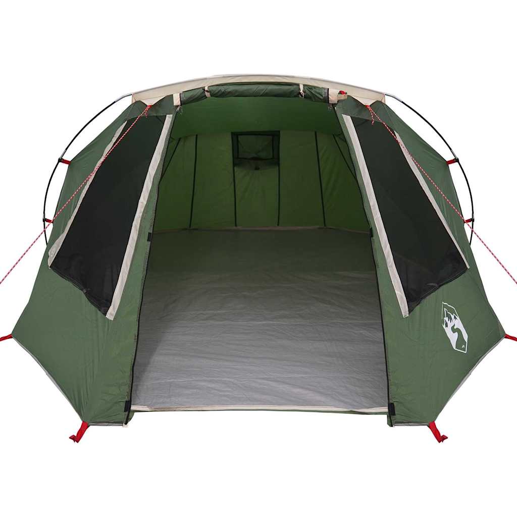Tunnel Tent 3-Person met dak Groen en Wit 328 x 228 x 115 cm