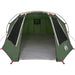 Tunnel Tent 3-Person met dak Groen en Wit 328 x 228 x 115 cm