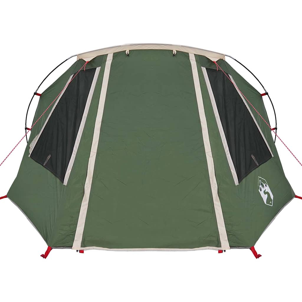 Tunnel Tent 3-Person met dak Groen en Wit 328 x 228 x 115 cm