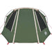 Tunnel Tent 3-Person met dak Groen en Wit 328 x 228 x 115 cm
