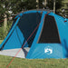Tunnel Tent 3-Person met dak Blauw en Grijs 328 x 228 x 115 cm