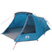 Tunnel Tent 3-Person met dak Blauw en Grijs 328 x 228 x 115 cm