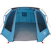 Tunnel Tent 3-Person met dak Blauw en Grijs 328 x 228 x 115 cm