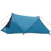 Tunnel Tent 3-Person met dak Blauw en Grijs 328 x 228 x 115 cm