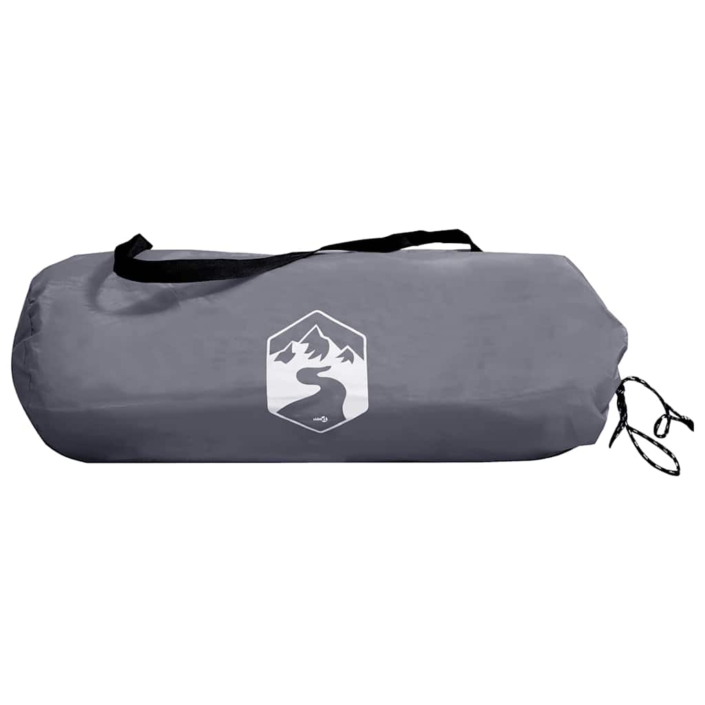 Tunnel Tent 3-Person met dak Grijs en Oranje 328 x 228 x 115 cm