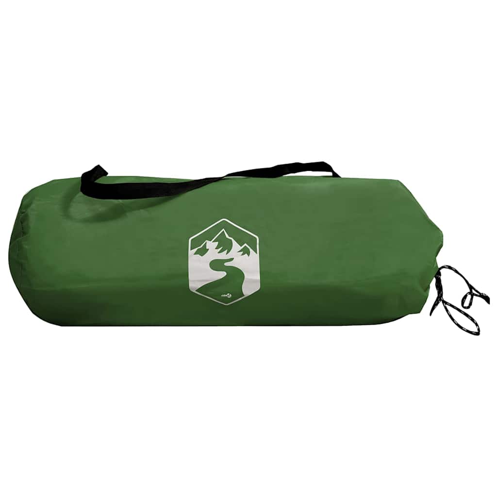 Tunnel Tent 4-Person met dak Groen en Wit 318 x 275 x 140 cm