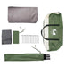 Tunnel Tent 4-Person met dak Groen en Wit 318 x 275 x 140 cm