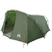 Tunnel Tent 4-Person met dak Groen en Wit 318 x 275 x 140 cm
