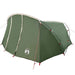 Tunnel Tent 4-Person met dak Groen en Wit 318 x 275 x 140 cm