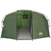 Tunnel Tent 4-Person met dak Groen en Wit 318 x 275 x 140 cm