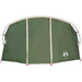 Tunnel Tent 4-Person met dak Groen en Wit 318 x 275 x 140 cm