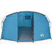 Tunnel Tent 4-Person met dak Blauw en Grijs 318 x 275 x 140 cm
