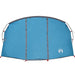 Tunnel Tent 4-Person met dak Blauw en Grijs 318 x 275 x 140 cm