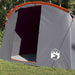 Tunnel Tent 4-Person met dak Grijs en Oranje 318 x 275 x 140 cm