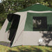 Cabin Tent 12-Person met dak Groen en Grijs 500 x 500 x 294 cm