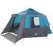 Cabin Tent 12-Person met dak Blauw en Grijs 500 x 500 x 294 cm