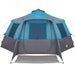 Cabin Tent 12-Person met dak Blauw en Grijs 500 x 500 x 294 cm